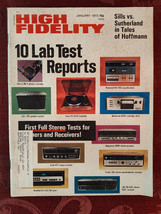 HIGH FIDELITY Magazine January 1973 Tuners Receivers Lab Tests - £15.46 GBP