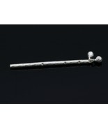 Sterling silver laddu gopala krishna flute tiny krishna puja article su357 - $56.60 CAD