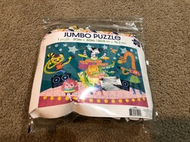 150 Piece Jumbo Floor Puzzle Zoo Rock Band Music New Sealed - 20"x30" - Horizon - $12.19