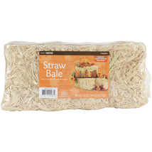 Floracraft Straw Bale 6&quot;X5&quot;X13&quot;-Natural - $17.40