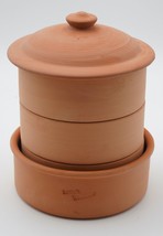 Hawo&#39;s Tonkeimer Clay Sprouting Pot with 3 Dishes, Sprouter for Grain an... - £59.57 GBP