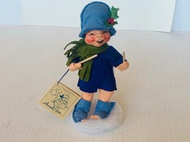 Annalee Doll vtg Creepy toy figure 1971 Drummer Boy Christmas caroler drum stick - £31.61 GBP