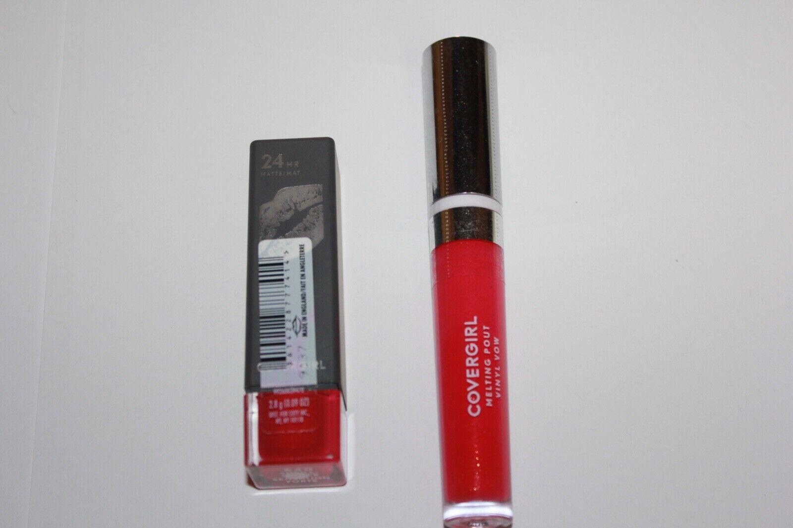 Covergirl Exhibitionist 24hr Matte Lipstick #640  + Melting Pout Vinyl V... - $9.49