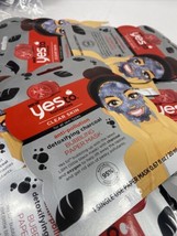 (33) Yes To Tomatoes Antipollution Charcoal Bubbling Paper Face Mask  Gift Set - £13.58 GBP