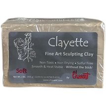 K-Musculo Chavant CLAYETTE Soft - 2 Lbs. Professional Oil Based Sulfur F... - £21.50 GBP