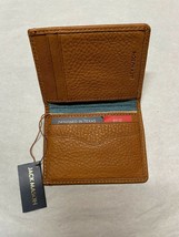  Jack Mason Selvedge RFID Leather Bifold Leather Wallet - Brown - £39.84 GBP