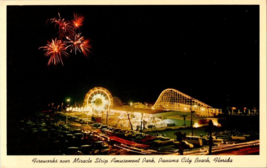 Panama City Beach Florida FL Miracle Strip Amusement Park Fireworks Vint... - $10.03