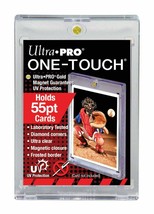 NEW Ultra Pro One-Touch Magnetic 55pt Trading Card Holder 81909-UV ccg mtg - £5.10 GBP