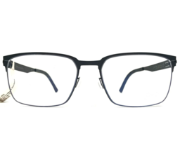 OVVO Optics Eyeglasses Frames 3827 400 Navy Blue Square Thin Rim 57-19-140 - £224.04 GBP