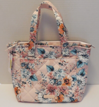 Vera Bradley Multi-Strap Shoulder Bag Purse Peach Blossom Bouquet New 26729 - £62.11 GBP