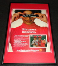 1972 Kodak Pocket Instamatic Camera Framed 12x18 ORIGINAL Advertisement - £39.51 GBP