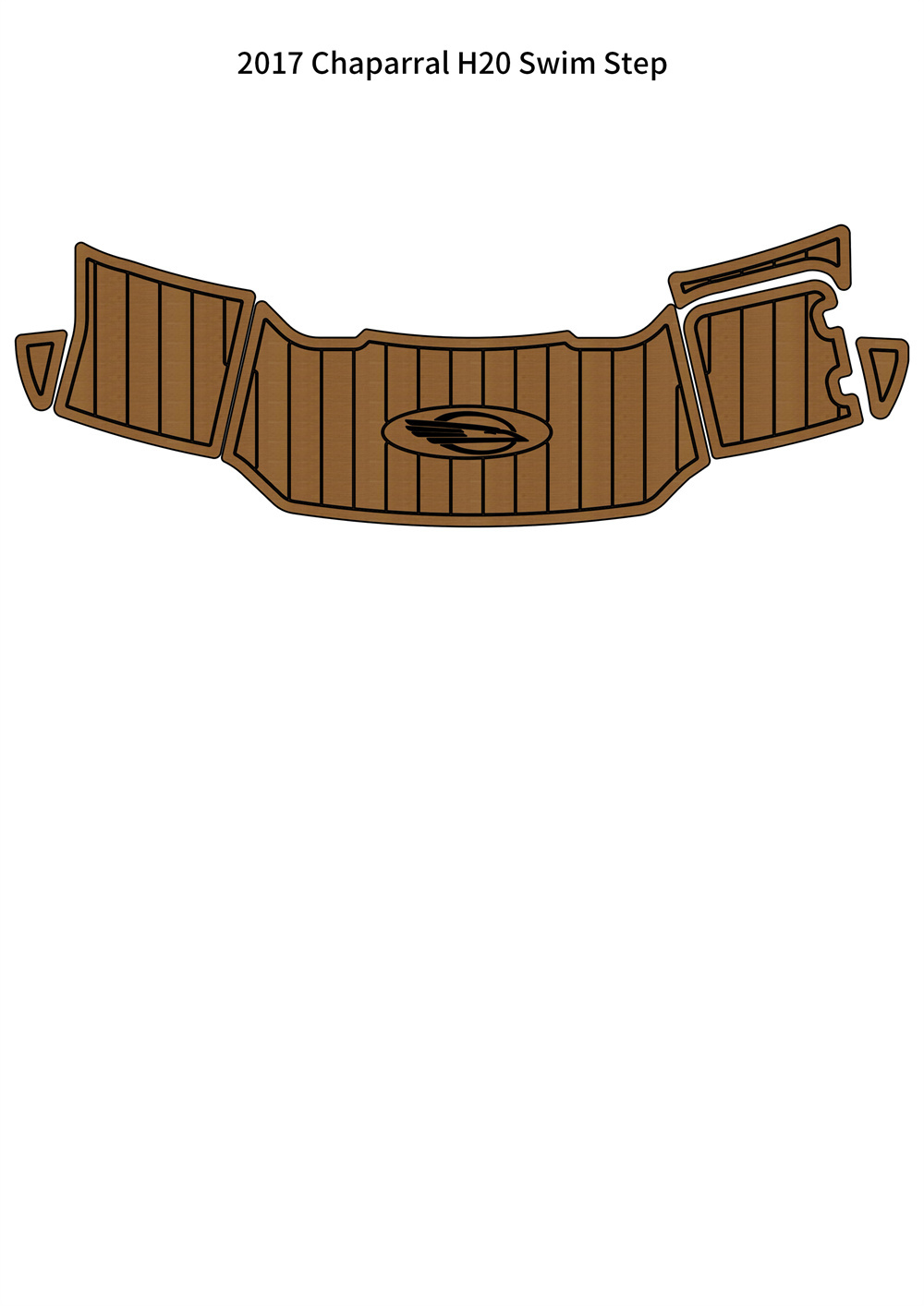 2017 Chaparral H20 Swim Step Platform Boat EVA Foam Faux Teak Deck Floor... - $281.00