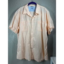 Izod Saltwater Shirt Mens Orange Short Sleeve Relaxed Classics Papaya Pu... - $27.94 CAD