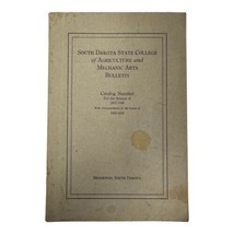 Brookings South Dakota College Agriculture Mechanic Arts Bulletin 1937-1938 - £9.52 GBP