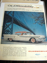 Vintage Oldsmobile Color Advertisement - 1958 Oldsmobile Color Advertise... - $12.99