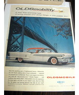 Vintage Oldsmobile Color Advertisement - 1958 Oldsmobile Color Advertise... - £10.16 GBP