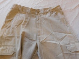 Wrangler Slacks Men&#39;s Pants Slacks Cargo Pants Khaki Size 36 X 29 GUC - £35.02 GBP