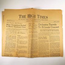 The High Times February 1948 Senior High School Newspaper Vintage Missou... - $19.70