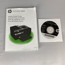 HP Officejet 4500 OEM Manual And Installation Disk - $267.55 MXN