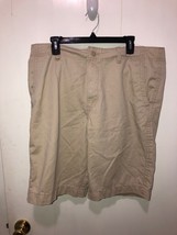 NWT Old Navy Mens Chino Khaki Cotton Shorts SZ 38 Inseam 10&quot; NEW - £7.92 GBP