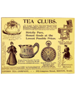 London Tea Company Clubs 1897 Advertisement Victorian Bikes Gifts ADBN1qqq - €17,16 EUR