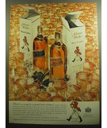 1958 Johnnie Walker Scotch Ad - There&#39;s a way to extend best wishes - £14.55 GBP