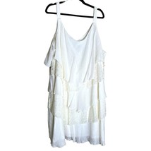 NWT Avenue Style #7069 Sleeveless Layered Lace Off White Beige blouse top Women - £28.74 GBP