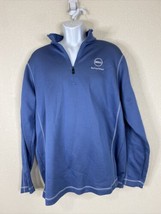 Nike Golf Therma Men Size XL Blue DELL Partner Direct Sweatshirt 1/2 Zip - £5.05 GBP