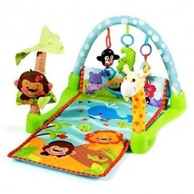 4-in-1 Baby Play Gym Mat with 3 Hanging Educational Toys - £63.76 GBP