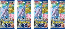 Pokemon Card Pokémon GO Booster 4Packs Sealed From Japan - £7.67 GBP