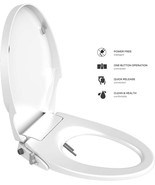 Toilet Seat Bidet Seat With Self Cleaning Dual Nozzles Non Electric Sepa... - £98.55 GBP