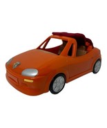 SYLVANIAN FAMILIES CONVERTIBLE SPORTS CAR SOFT FABRIC TOP ORANGE - £16.18 GBP