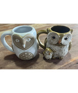 2 Cracker Barrel Owl Mugs Vintage - €14,27 EUR