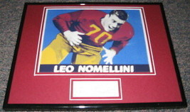 Leo Nomellini Signed Framed 11x14 Photo Display 49ers - £50.61 GBP
