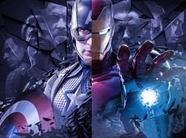 Avengers End Game Poster Iron Man Captain America Art Print 24x36&quot; 27x40&quot; 32x48&quot; - £8.57 GBP+