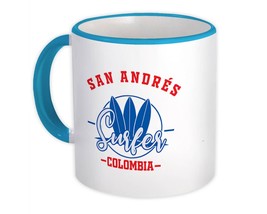 San Andrés Colombia : Gift Mug Surfer Tropical Souvenir Travel - £12.70 GBP