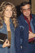 Farrah Fawcett with Lee Majors Candid Pose Together Circa 1973 24x18 Poster - $23.99