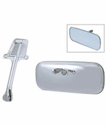 60-71 Chevy GMC Pickup Truck Stainless Interior Rear View Glass Mirror &amp;... - $41.95