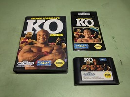 George Foreman&#39;s KO Boxing Sega Genesis Complete in Box - £7.16 GBP