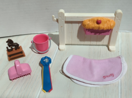 Fisher Price Loving Family Western Horse accessories Dusty blanket fence... - $14.10