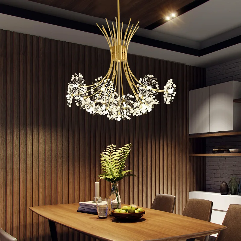 Modern Crystal Bouquet Flowers Chandeliers for Dining Living Room Hotel ... - $137.45+