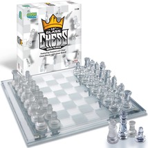 Glass Chess Set, Elegant Design - Durable Build - Fully Functional - 32 ... - £57.32 GBP