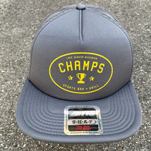 Champs Bar Lake Geneva WI Snapback Trucker Hat Flat Brim Cap Adjustable ... - £11.60 GBP