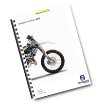 HUSQVARNA 2016 - TC 125 250 - OWNERS MANUAL - REPRINTED COMB BOUND - $24.97