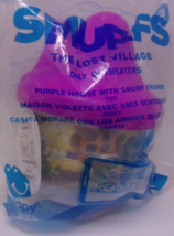 Purple House With Smurf Friends Lost Village Mc Donald&#39;s Happy Meal Toy #5 New - £5.50 GBP