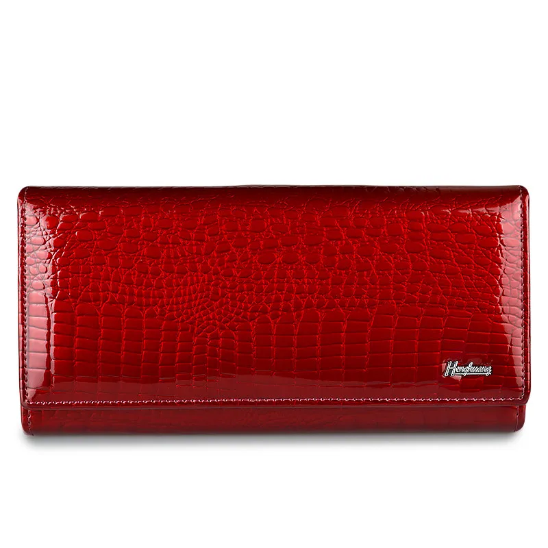 S wallets genuine leather ladies clutch coin purses hasp luxury patent crocodile female thumb200