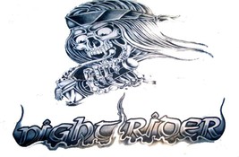 Huge Night Rider Skeleton Motorcycle Biker 3 X 5 Flag Novelty New 3x5 #FL363 - £5.32 GBP