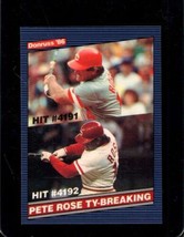 1986 Donruss #644 Pete Rose Nmmt Reds Rb *X106786 - £4.24 GBP