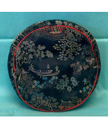 Vintage Mele jewelry or travel pouch set brocade Asian design satin 2 pi... - $285.10 MXN
