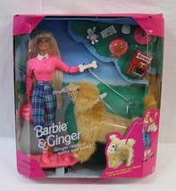 1987 Mattel Barbie and Ginger the Dog Really Walks &amp; Talks - NRFB - 17116 Mattel - £37.54 GBP